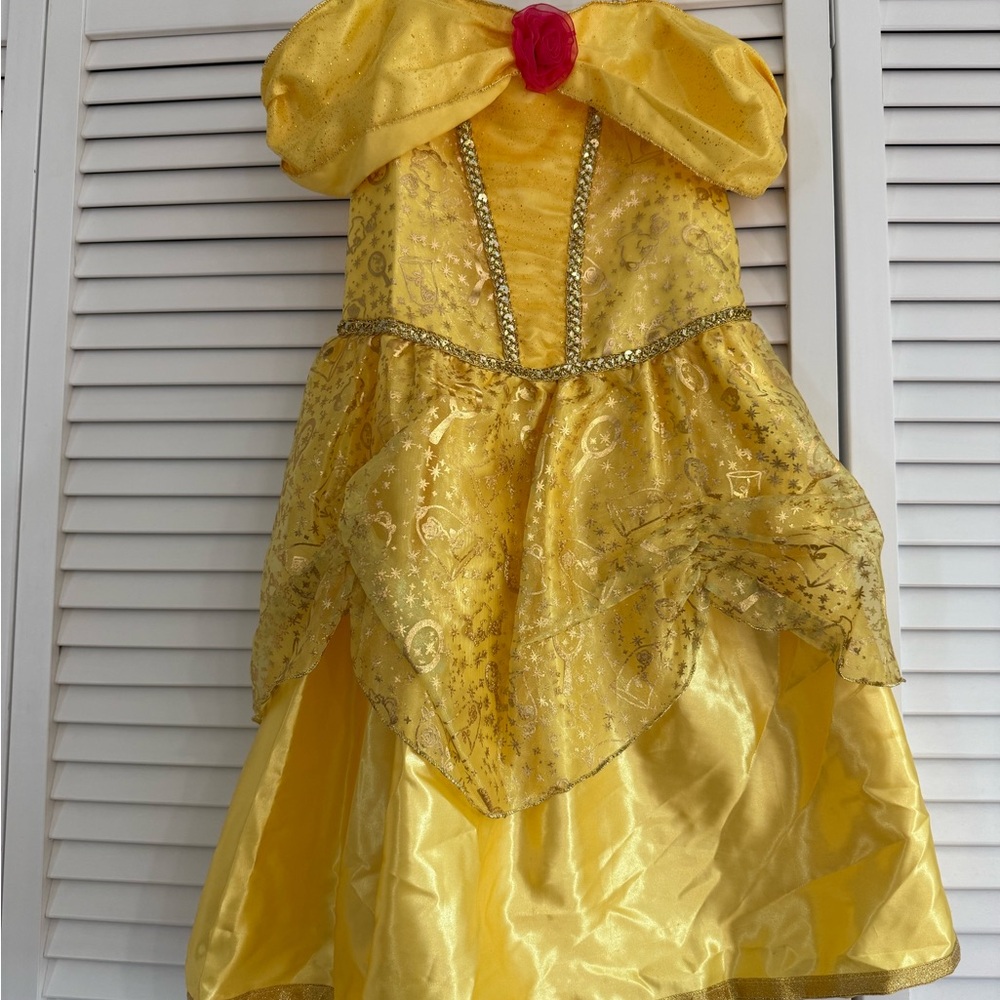 Beauty and the Beast - Yellow Princess Kids Costume Dress - Belle Style